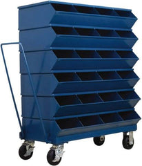 Stackbin - 6 Bin, Shelving Unit with Openings & Base - 37" Wide x 46-7/8" High - Americas Industrial Supply