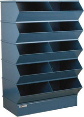 Stackbin - 5 Bin, Shelving Unit with Openings & Base - 37" Wide x 55" High - Americas Industrial Supply