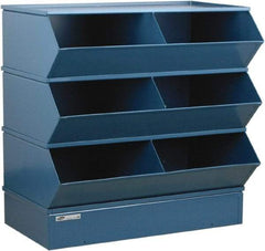 Stackbin - 3 Bin, Shelving Unit with Openings & Base - 37" Wide x 33" High - Americas Industrial Supply