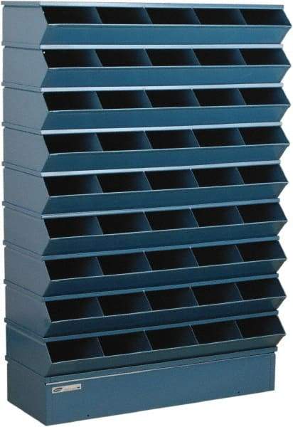 Stackbin - 9 Bin, Shelving Unit with Openings & Base - 37" Wide x 54" High - Americas Industrial Supply