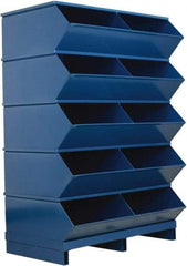 Stackbin - 5 Bin, Shelving Unit with Openings & Base - 37" Wide x 50" High - Americas Industrial Supply