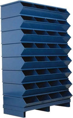 Stackbin - 8 Bin, Shelving Unit with Openings & Base - 37" Wide x 57-3/4" High - Americas Industrial Supply