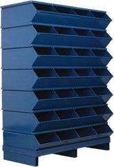 Stackbin - 7 Bin, Shelving Unit with Openings & Base - 37" Wide x 50-7/8" High - Americas Industrial Supply