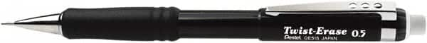 Pentel - 0.5mm Lead Mechanical Pencil - Black - Americas Industrial Supply