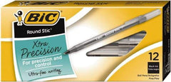 Bic - Conical Ball Point Pen - Black - Americas Industrial Supply