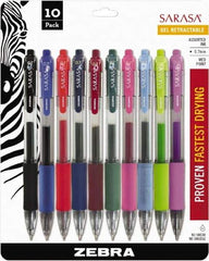 Zebra - Conical Roller Ball Pen - Assorted Colors - Americas Industrial Supply