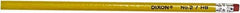 DIXON - #2HB Pencil - Black - Americas Industrial Supply