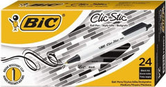 Bic - Conical Ball Point Pen - Black - Americas Industrial Supply