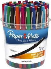 Paper Mate - Bullet Bullet Point Pen - Assorted Colors - Americas Industrial Supply