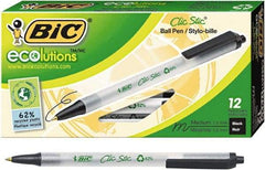 Bic - Conical Ball Point Pen - Black - Americas Industrial Supply