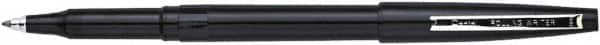 Pentel - Conical Roller Ball Pen - Black - Americas Industrial Supply