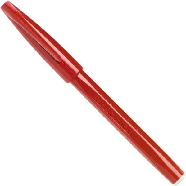 Pentel - Bullet Marker Pen - Red - Americas Industrial Supply