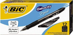 Bic - Conical Roller Ball Pen - Black - Americas Industrial Supply