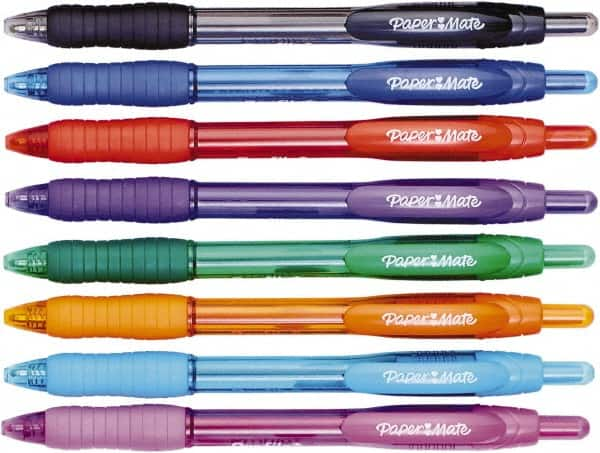 Paper Mate - Conical Ball Point Pen - Assorted Colors - Americas Industrial Supply