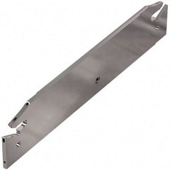 Seco - 21.4mm Blade Height, 2mm Blade Width, 120mm OAL, Right Hand Cut, Double End Indexable Cut-Off Blade - 17.5mm Max Depth of Cut, 150.10A Blade, Jetstream Series - Americas Industrial Supply