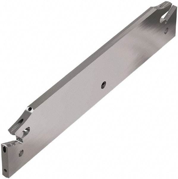 Seco - 21.4mm Blade Height, 2.4mm Blade Width, 120mm OAL, Right Hand Cut, Double End Indexable Cut-Off Blade - 49mm Max Depth of Cut, 150.10A Blade, Jetstream Series - Americas Industrial Supply