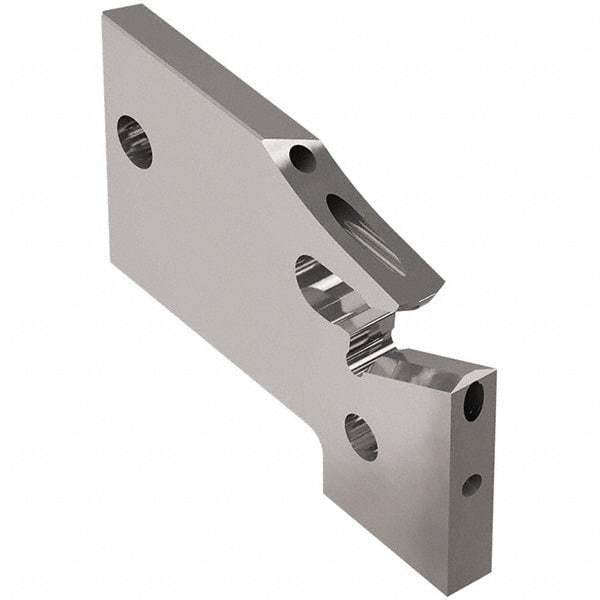 Seco - 15.5mm Blade Height, 1.2mm Blade Width, 33.1mm OAL, Right Hand Cut, Single End Indexable Cut-Off Blade - 19mm Max Depth of Cut, 150.10A Blade, Jetstream Series - Americas Industrial Supply