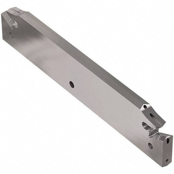 Seco - 21.4mm Blade Height, 5.65mm Blade Width, 120mm OAL, Left Hand Cut, Double End Indexable Cut-Off Blade - 49mm Max Depth of Cut, 150.10A Blade, Jetstream Series - Americas Industrial Supply