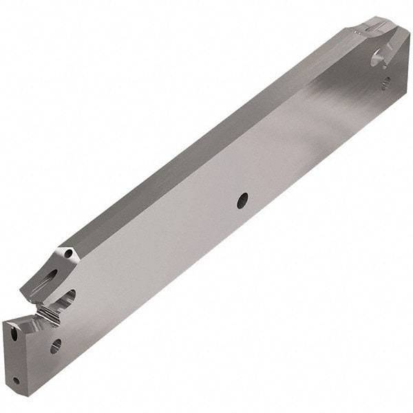 Seco - 21.4mm Blade Height, 5.65mm Blade Width, 120mm OAL, Right Hand Cut, Double End Indexable Cut-Off Blade - 49mm Max Depth of Cut, 150.10A Blade, Jetstream Series - Americas Industrial Supply