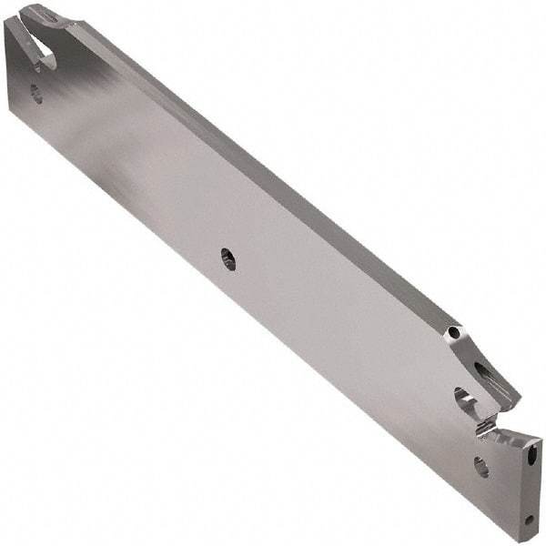 Seco - 21.4mm Blade Height, 2.4mm Blade Width, 120mm OAL, Left Hand Cut, Double End Indexable Cut-Off Blade - 49mm Max Depth of Cut, 150.10A Blade, Jetstream Series - Americas Industrial Supply