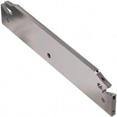 Seco - 21.4mm Blade Height, 2.4mm Blade Width, 120mm OAL, Left Hand Cut, Double End Indexable Cut-Off Blade - 49mm Max Depth of Cut, 150.10A Blade, Jetstream Series - Americas Industrial Supply
