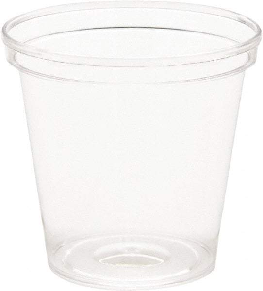 WNA - Comet Plastic Portion/Shot Glass, 1 oz, Clear - Clear - Americas Industrial Supply