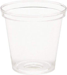 WNA - Comet Plastic Portion/Shot Glass, 1 oz, Clear - Clear - Americas Industrial Supply