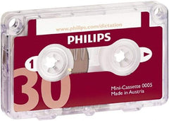 Philips - Cassette - Use with Dictation Recorder - Americas Industrial Supply