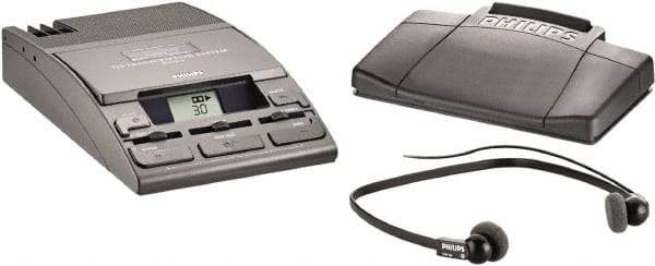 Philips - Gray Cassette - Use with Dictation Recorder - Americas Industrial Supply