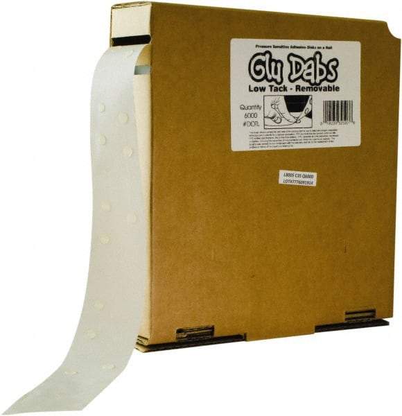 Surebonder - 6,000 Count Roll Amber Glue Spots - Bonds to Paper, Cardboard, Plastic & Metal - Americas Industrial Supply