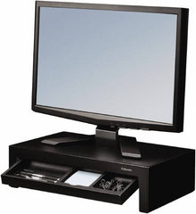 FELLOWES - Silver Monitor Riser - Use with 21" Monitors - Americas Industrial Supply