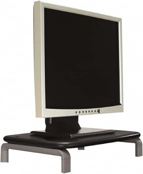 Kensington - Black & Gray Monitor Stand - Use with Laptop, Monitor - Americas Industrial Supply