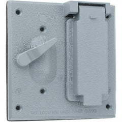 Leviton - Electrical Outlet Box Zinc Device Cover - Americas Industrial Supply