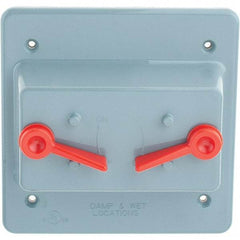 Leviton - Electrical Outlet Box Polycarbonate Device Cover - Americas Industrial Supply