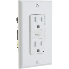 Leviton - GFCI Receptacles Grade: Commercial Color: White - Americas Industrial Supply