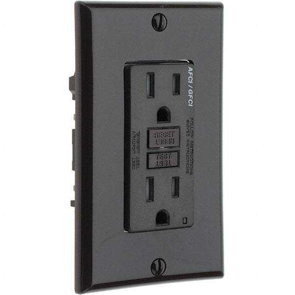 Leviton - GFCI Receptacles Grade: Commercial Color: Brown - Americas Industrial Supply