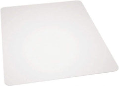 Ability One - 60" Long x 60" Wide, Chair Mat - Rectangular, Beveled Edge Style - Americas Industrial Supply