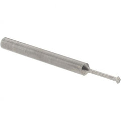 Accupro - 5/64° 5/64" Cut Diam, 0.039" Cut Width, 1/8" Shank, Solid Carbide Double-Angle Cutter - Americas Industrial Supply