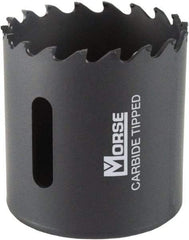 M.K. MORSE - 2-1/8" Diam, 1-15/16" Cutting Depth, Hole Saw - Carbide-Tipped Saw, Toothed Edge - Americas Industrial Supply