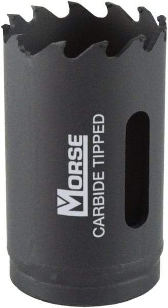 M.K. MORSE - 7/8" Diam, 1-15/16" Cutting Depth, Hole Saw - Carbide-Tipped Saw, Toothed Edge - Americas Industrial Supply