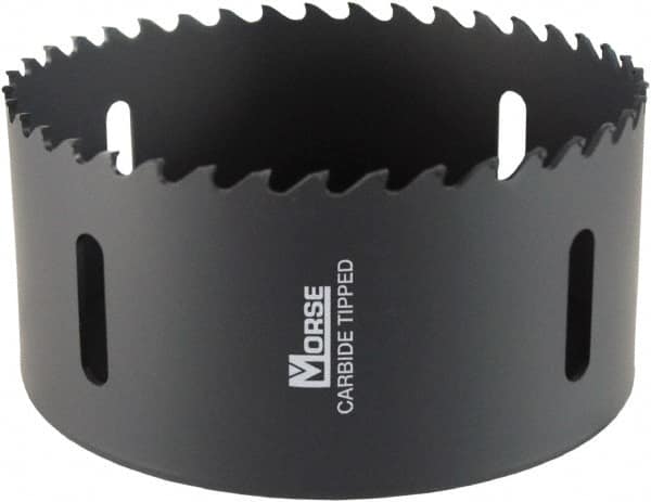 M.K. MORSE - 6" Diam, 1-15/16" Cutting Depth, Hole Saw - Carbide-Tipped Saw, Toothed Edge - Americas Industrial Supply