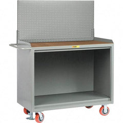 Little Giant - 3,600 Lb Capacity Mobile Service Bench - 53" Wide x 24" Deep x 43" High, Steel, Gray - Americas Industrial Supply