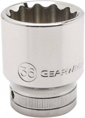 GearWrench - 3/4" Drive, Standard Hand Socket - 12 Points, 3.07" OAL, Alloy Steel, Chrome Finish - Americas Industrial Supply