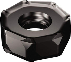 Sandvik Coromant - 745R2109 H50 Grade 3040 Carbide Milling Insert - TiCN/Al2O3 Finish, 9mm Thick, 21mm Inscribed Circle, 1mm Corner Radius - Americas Industrial Supply
