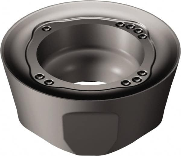 Sandvik Coromant - 6001252 ML Grade 1010 Carbide Milling Insert - TiAlN2 Finish, 5.2mm Thick, 12mm Inscribed Circle, 6mm Corner Radius - Americas Industrial Supply
