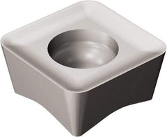 Sandvik Coromant - 415N0703 M30 Grade 1130 Carbide Milling Insert - AlTiCrN Finish, 3.07mm Thick, 7mm Inscribed Circle, 1mm Corner Radius - Americas Industrial Supply