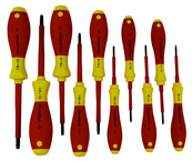 Insulated Torx® Screwdriver Set T6 - T30. 10 Pieces - Americas Industrial Supply