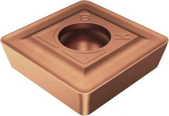 Sandvik Coromant - SPMT0606 BM Grade 1145 Carbide Turning Insert - TiAlN/TiN Finish, 90° Square, 6mm Inscr Circle, 2.6mm Thick, 0.6mm Corner Radius - Americas Industrial Supply