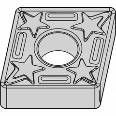 Kennametal - CNMG4305 LF Grade KCP25B Carbide Turning Insert - TiOCN Finish, 80° Diamond/Rhombic, 1/2" Inscr Circle, 3/16" Thick, 0.047" Corner Radius - Americas Industrial Supply
