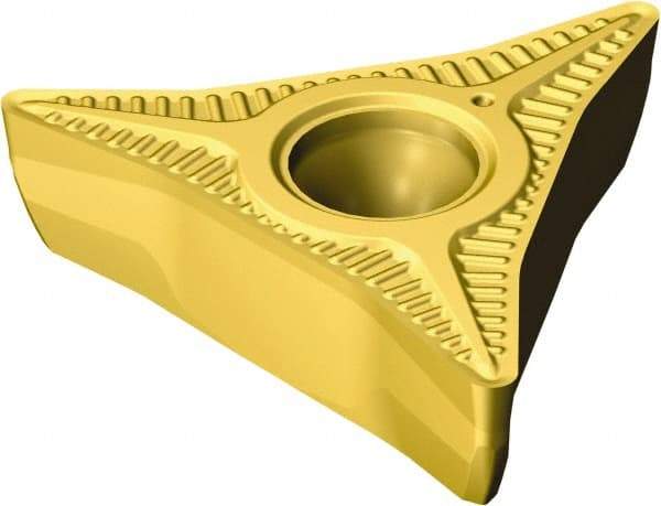 Sandvik Coromant - CP-A1108 L5W Grade 2025 Carbide Turning Insert - TiCN/Al2O3/TiN Finish, 35° Included Angle, 11mm Inscr Circle, 6mm Thick, 1/32" Corner Radius - Americas Industrial Supply